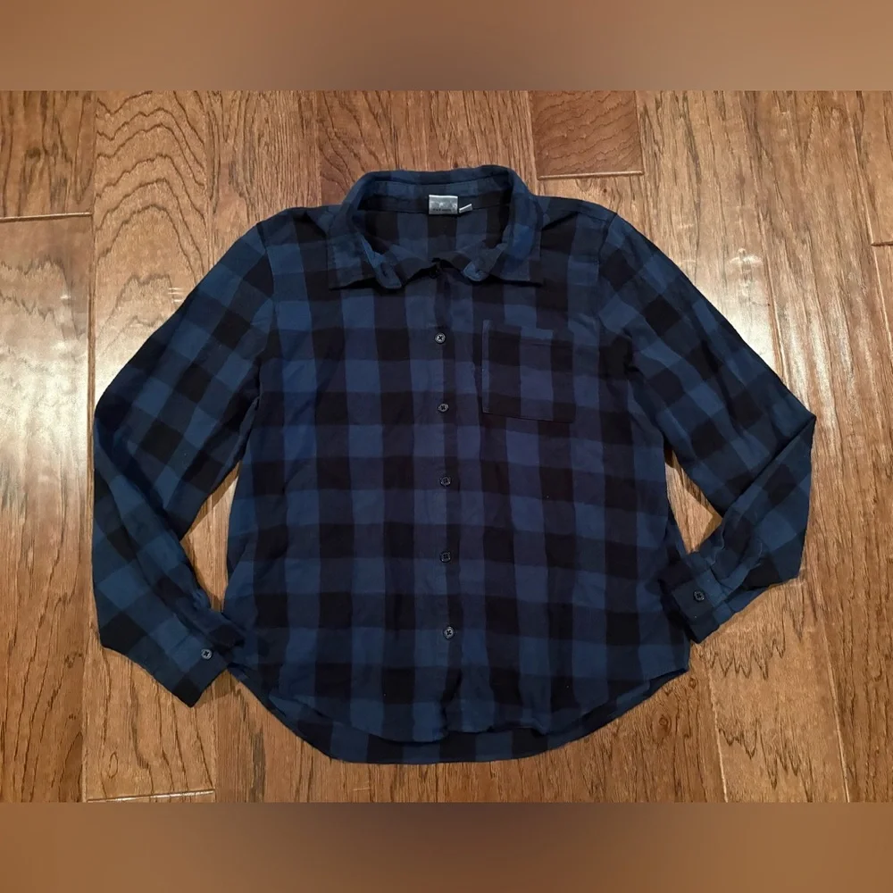 Grateful Dead Bertha Skull Rose Crown Flannel Long Sleeve Shirt Size S - Picture 2 of 7